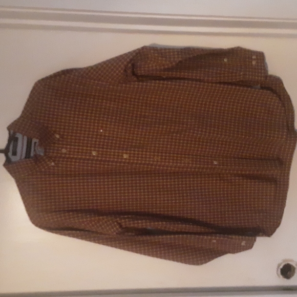 Men's Tommy Hilfiger Button Down Plaid Shirt Sz L - Picture 1 of 8